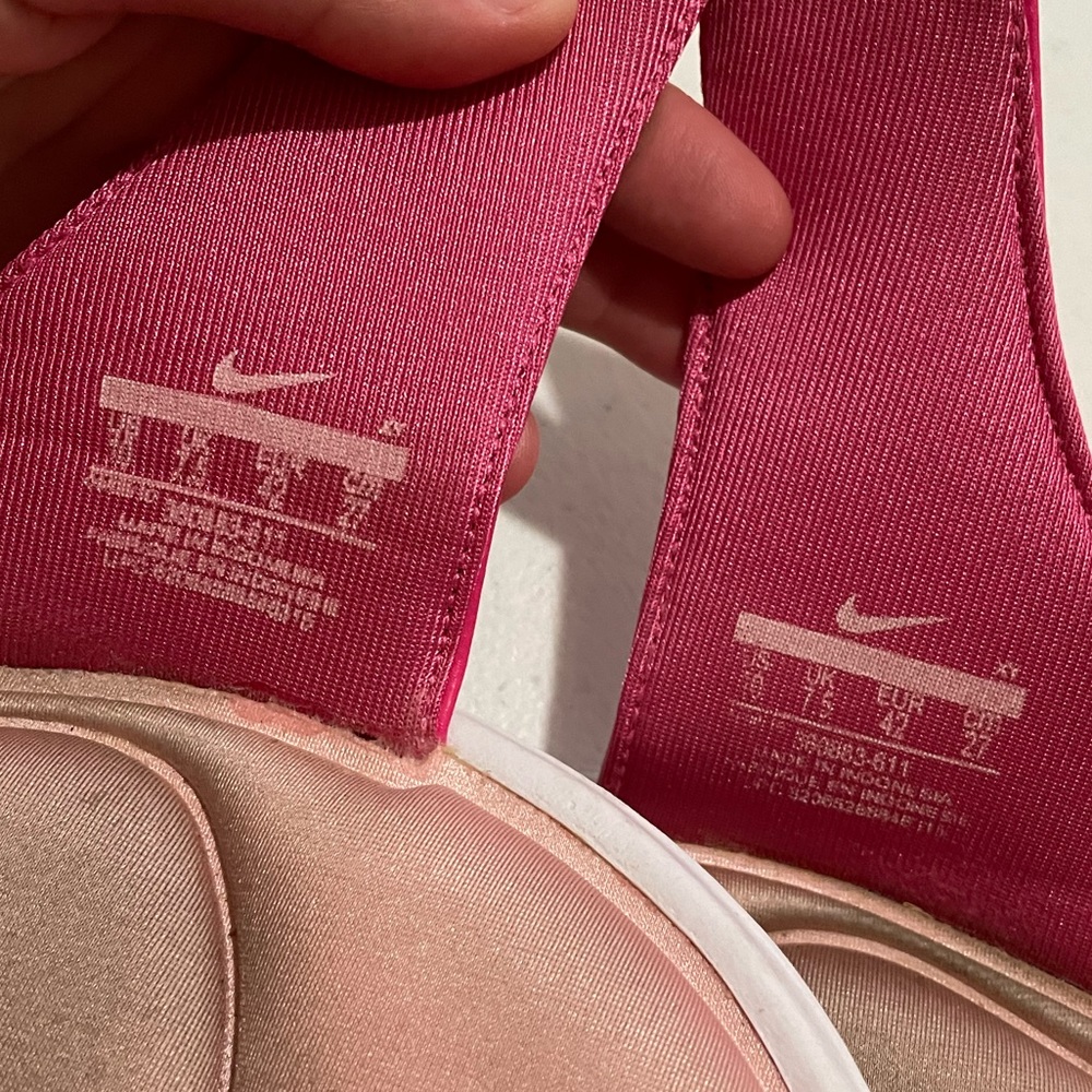 Nike Size 10 Women's Comfort Footbed Slide Sandals Pink/White - Picture 8 of 8